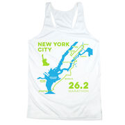 Women's Racerback Performance Tank Top - New York City Route