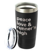 Running 20oz. Double Insulated Tumbler - Peace Love & Runner's High