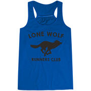 Flowy Racerback Tank Top - Lone Wolf Runners Club