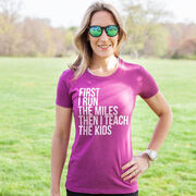 Women's Everyday Runners Tee - Then I Teach The Kids