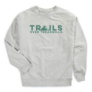 Running Raglan Crew Neck Pullover - Trails Over Treadmills