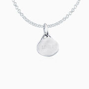 Sterling Silver Marathon Mom Necklace