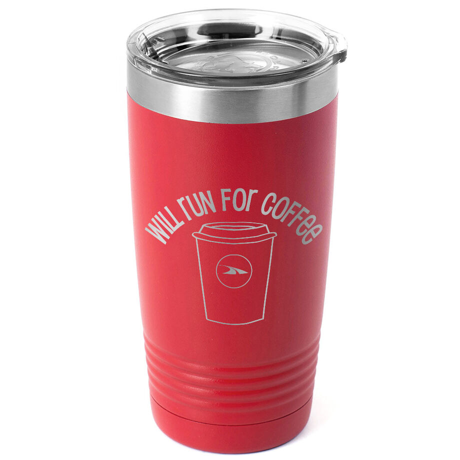 Running 20 oz. Double Insulated Tumbler - Will Run for Coffee