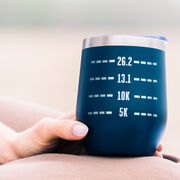 Running Travel Wine Tumbler - Runner's Measurements