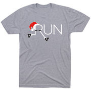 Running Short Sleeve T-Shirt - Let's Run For Christmas