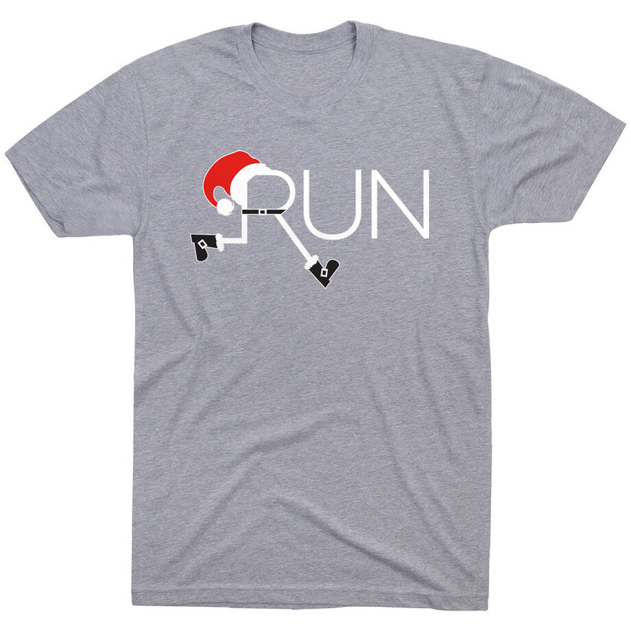 Running Short Sleeve T-Shirt - Let's Run For Christmas