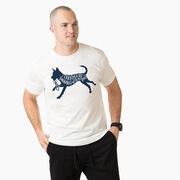 Running Short Sleeve T-Shirt - I'd Rather Be Running with My Dog