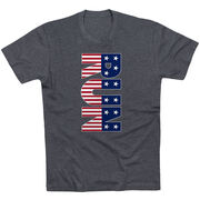 Running Short Sleeve T-Shirt - Patriotic Run