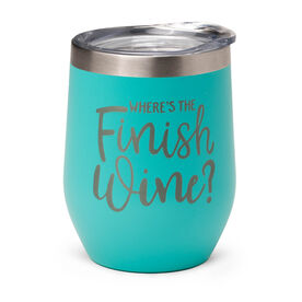 Running Travel Wine Tumbler - Where's The Finish Wine?