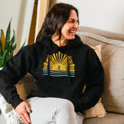 Statement Fleece Hoodie - Here Comes The Sun