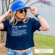 Running Short Sleeve Crop Tee - RUNnesia