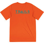 Men's Running Short Sleeve Performance Tee - Trails Over Treadmills