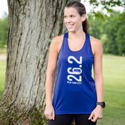 Women's Racerback Performance Tank Top - New York City 26.2 Vertical