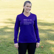 Women's Long Sleeve Tech Tee - RUNnesia