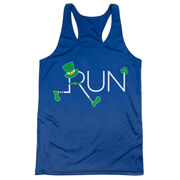 Women's Racerback Performance Tank Top - Let's Run Lucky