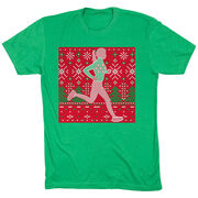 Running Short Sleeve T-Shirt - Christmas Sweater