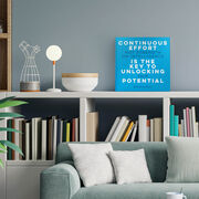 Motivational Canvas Wall Art - Continuous Effort