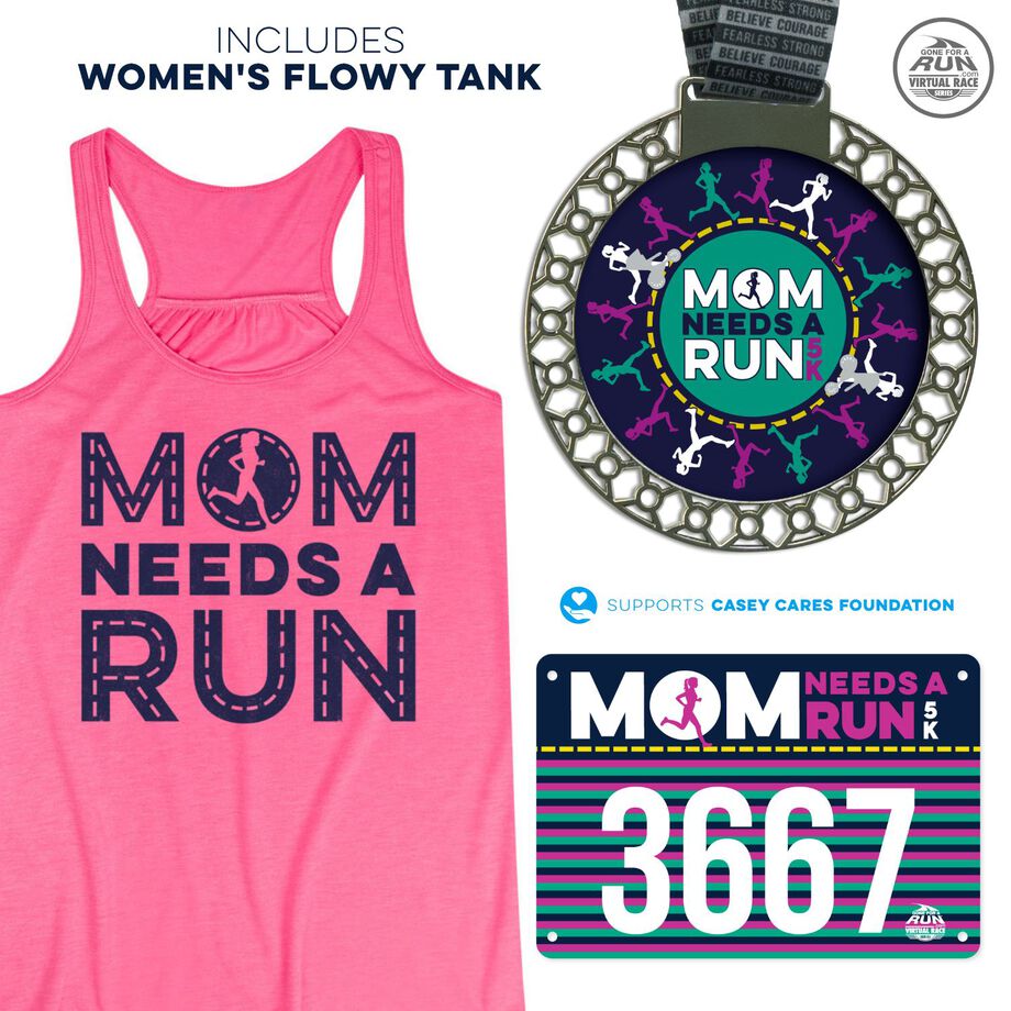Virtual Race - Mom Needs a Run™ 5K