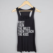 Flowy Racerback Tank Top - Then I Teach The Kids
