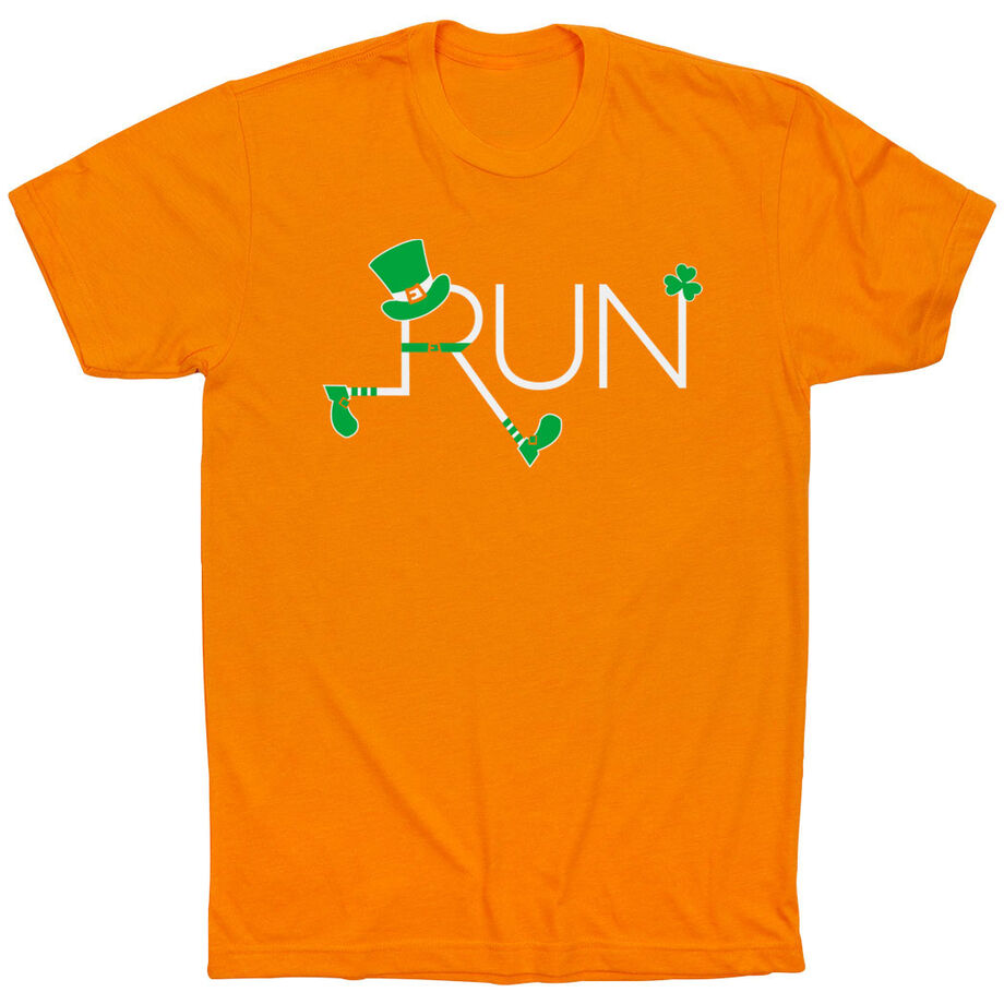 Running Short Sleeve T-Shirt - Let's Run Lucky