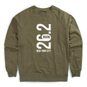 Running Raglan Crew Neck Pullover - New York City 26.2 Vertical