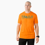 Running Short Sleeve T-Shirt - Trails Over Treadmills