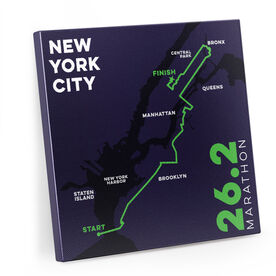 Running Canvas Wall Art - NYC Route