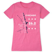 Women's Everyday Runners Tee - Chicago Route