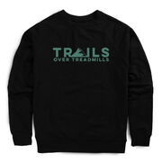 Running Raglan Crew Neck Pullover - Trails Over Treadmills