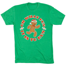 Running Short Sleeve T-Shirt - Oh What Fun It Is To Run