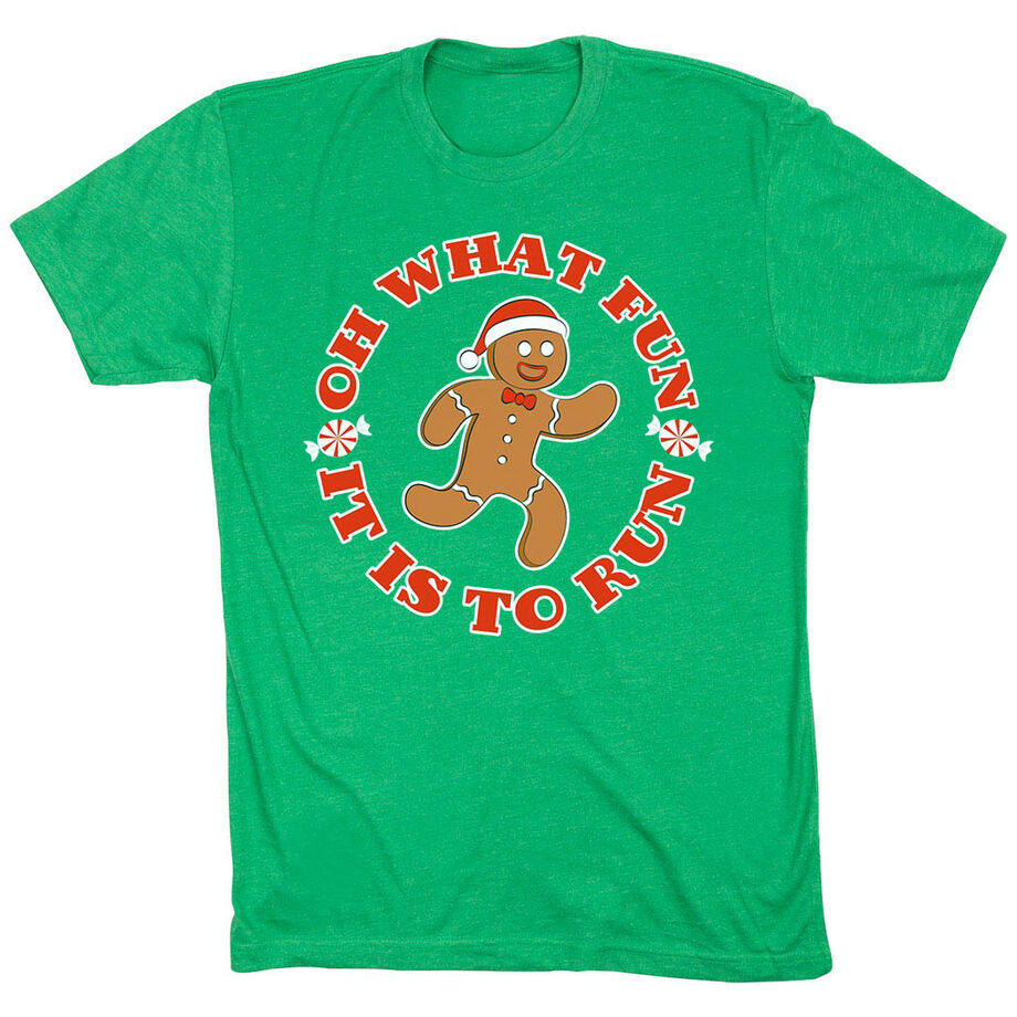 Running Short Sleeve T-Shirt - Oh What Fun It Is To Run