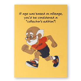 Running Greeting Card - Happy Birthday