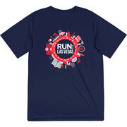 Men's Running Short Sleeve Performance Tee - Run for Las Vegas
