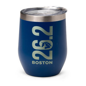 Running Travel Wine Tumbler - Boston 26.2