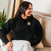 Statement Fleece Hoodie - Six Minute Mile Stopwatch