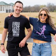 Running Short Sleeve Crop Tee - Summer Runner Girl