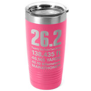 Running 20 oz. Double Insulated Tumbler - 26.2 Math Miles