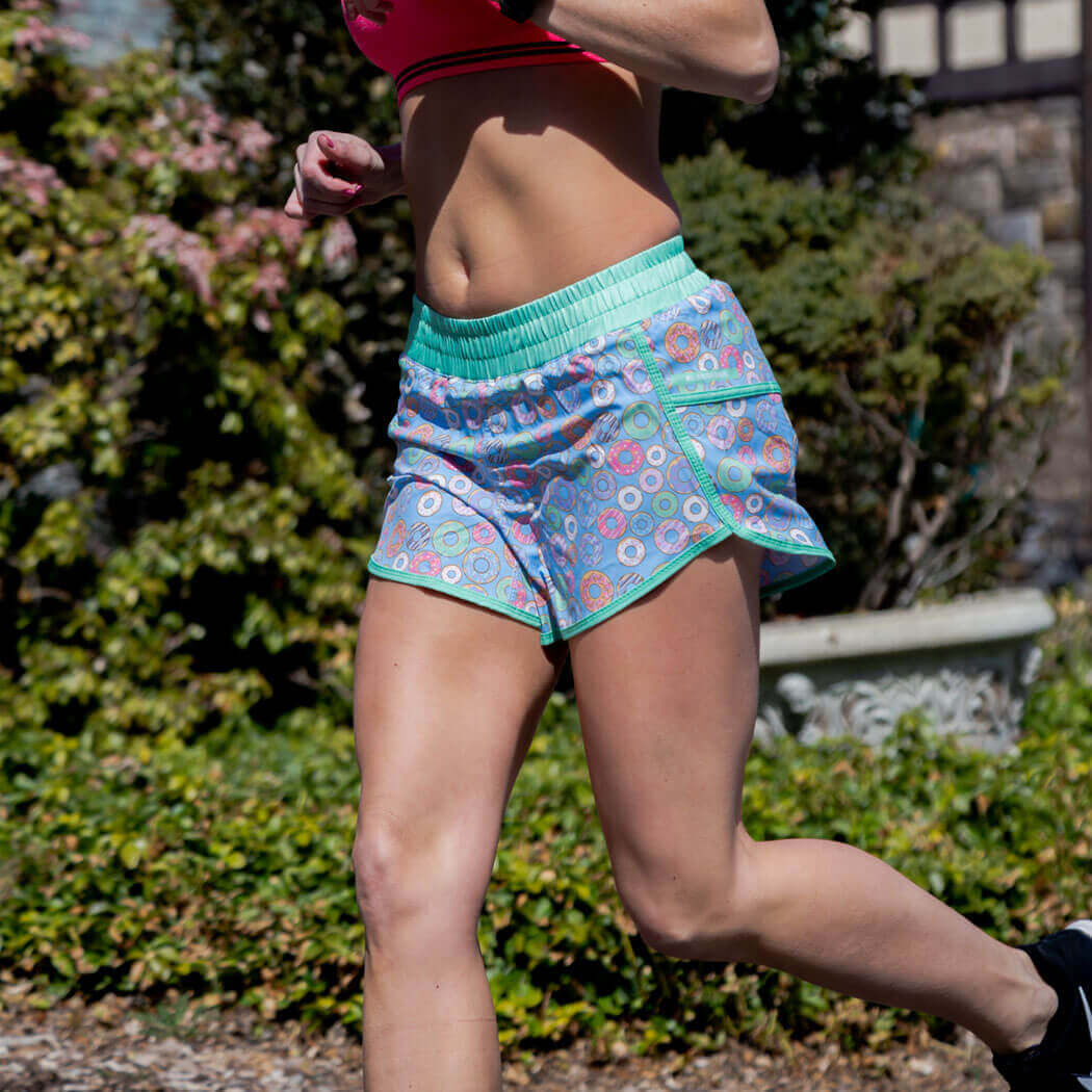 donut running shorts
