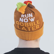 Running Knit Hat - Run Now Gobble Later® Turkey