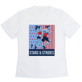 Women's Short Sleeve Tech Tee - Stars and Strides