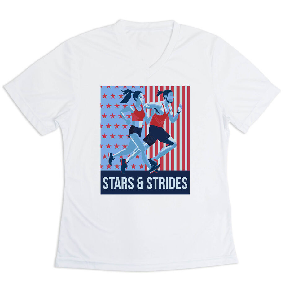 Women's Short Sleeve Tech Tee - Stars and Strides