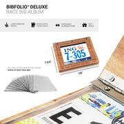 Premier Wood BibFOLIO® Race Bib Album - Bib Window