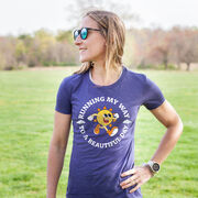 Women's Everyday Runners Tee - Running My Way to a Beautiful Day