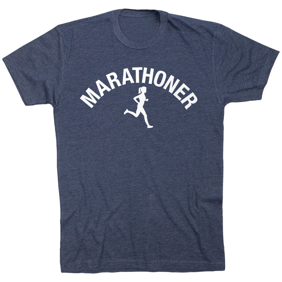 Running Short Sleeve T-Shirt - Marathoner Girl