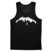 Men's Running Performance Tank Top - Trail Runner in the Mountains (Male)