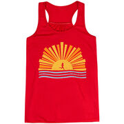 Flowy Racerback Tank Top - Here Comes The Sun