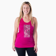 Women's Racerback Performance Tank Top - A Road Less Traveled - Marathoner