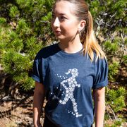 Running Short Sleeve T-Shirt - Winter Runner Girl