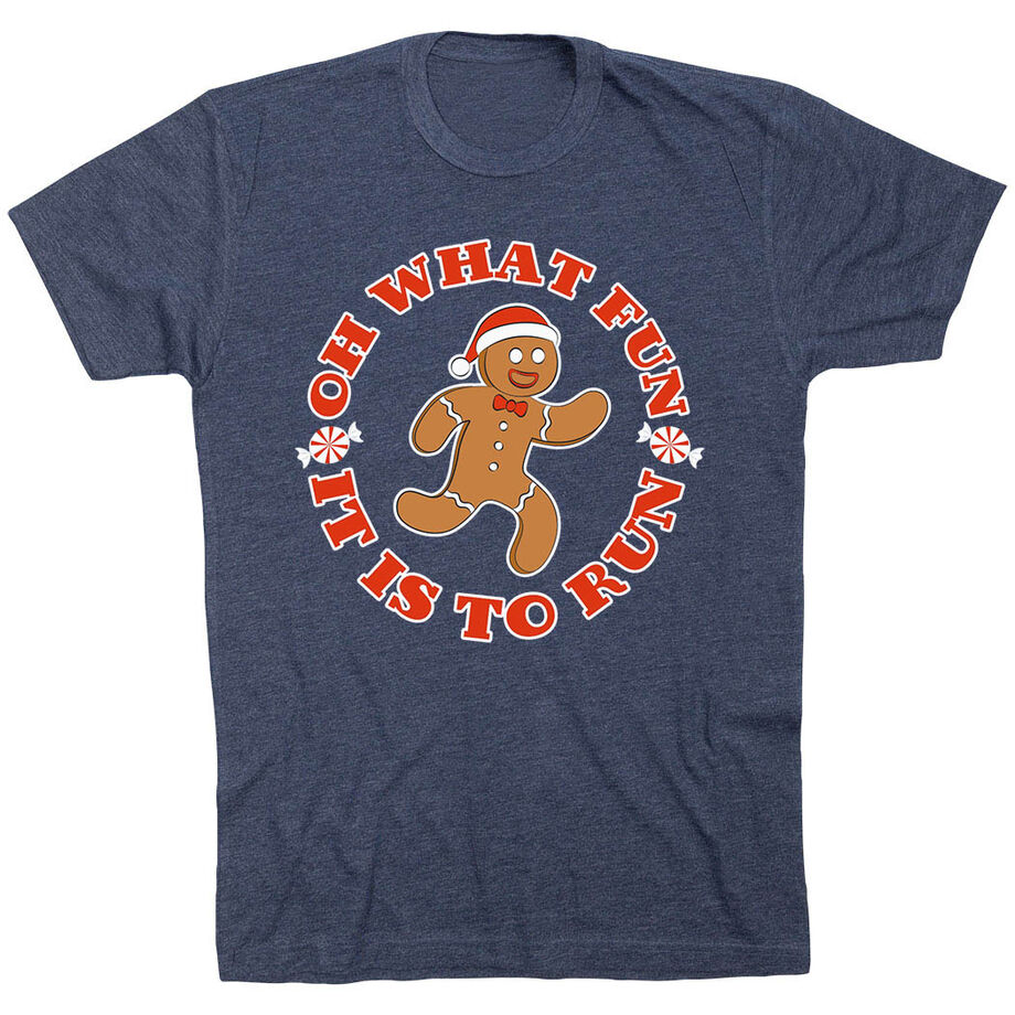 Running Short Sleeve T-Shirt - Oh What Fun It Is To Run