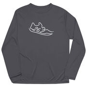 Men's Running Long Sleeve Performance Tee - 26.2 Run Shoe